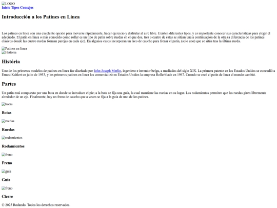 index screenshot