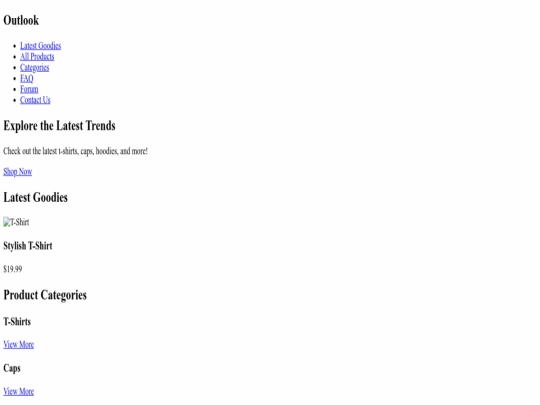 index screenshot