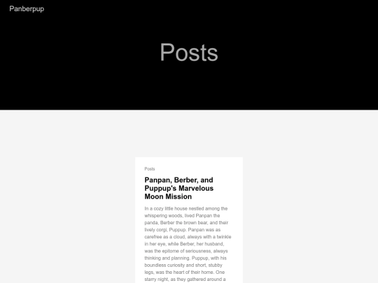posts screenshot