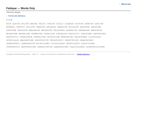 word-lists/published-themes/feldspar-words screenshot