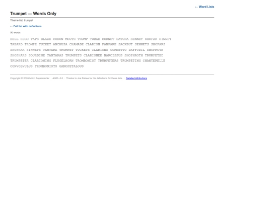 word-lists/published-themes/trumpet-words screenshot