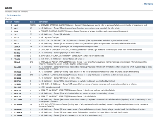 word-lists/published-themes/whale screenshot
