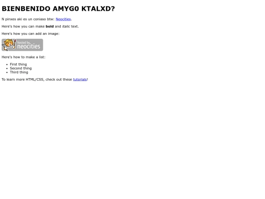 index screenshot