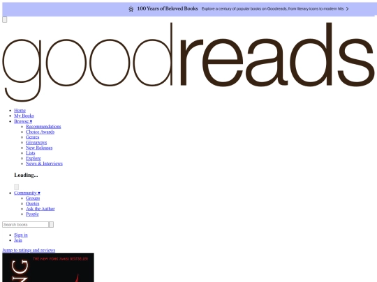 goodread screenshot