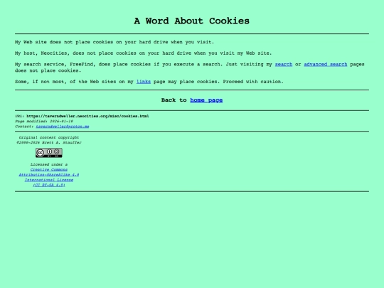 misc/cookies screenshot
