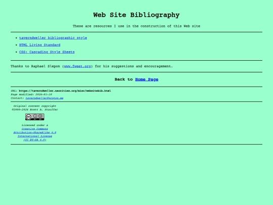 misc/websitebib screenshot