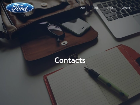 Shop_Ford/indexContacts screenshot