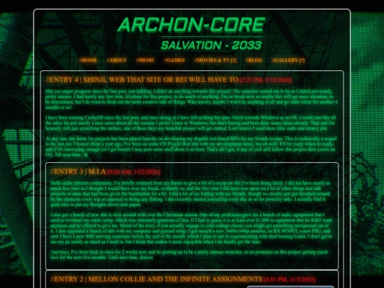 blog screenshot