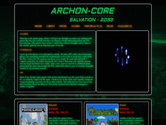 games screenshot