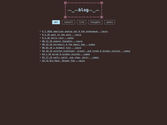 blog screenshot