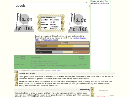 OCs/list/luvek screenshot