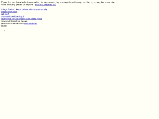 links screenshot