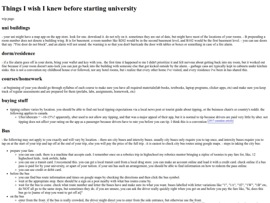 links/uni screenshot