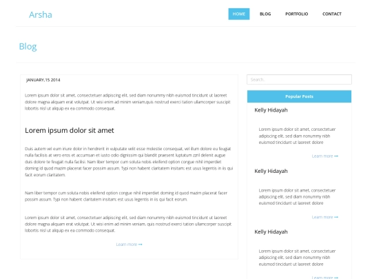 blog screenshot