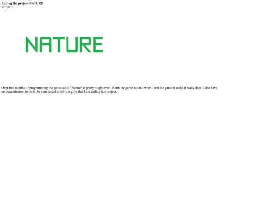 endingnature screenshot