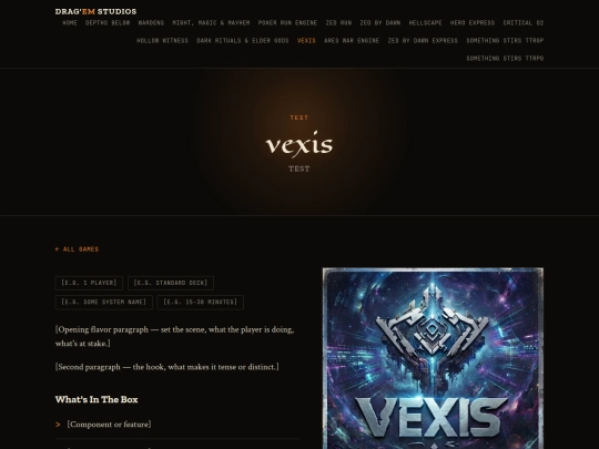vexis screenshot