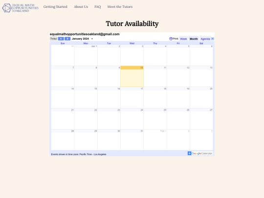 tutoravailability screenshot