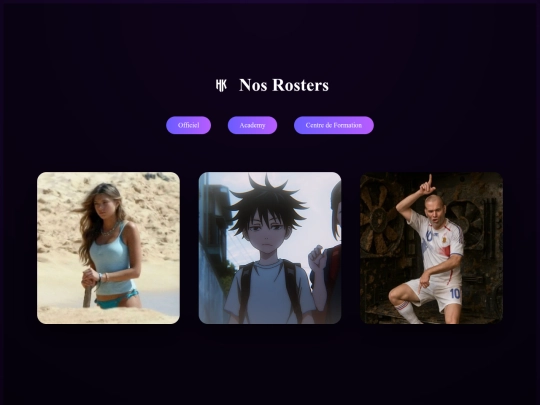 rosters screenshot