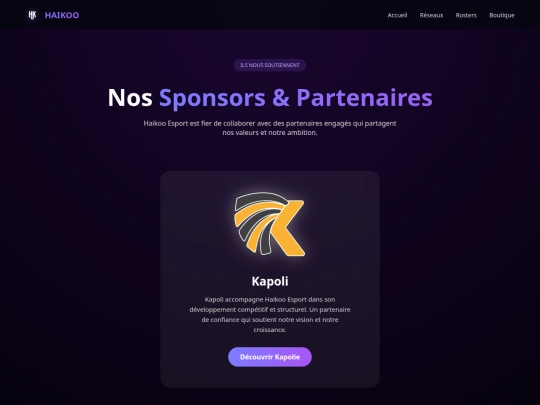 sponsor screenshot