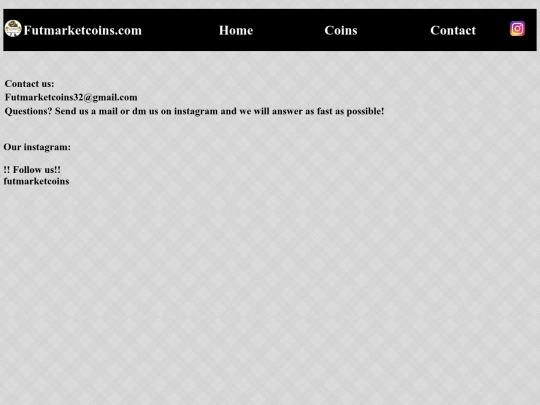 Futcoinsmarketcontact screenshot