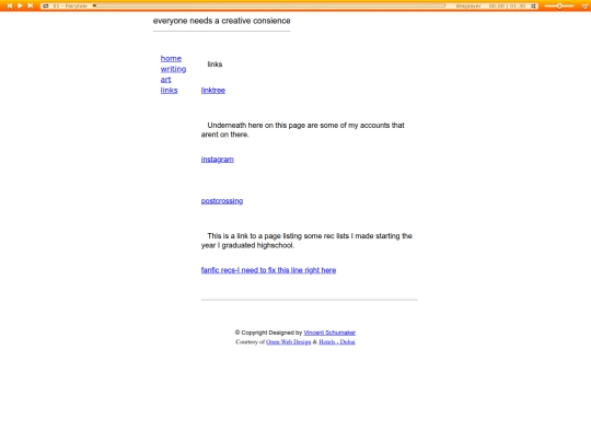 links screenshot