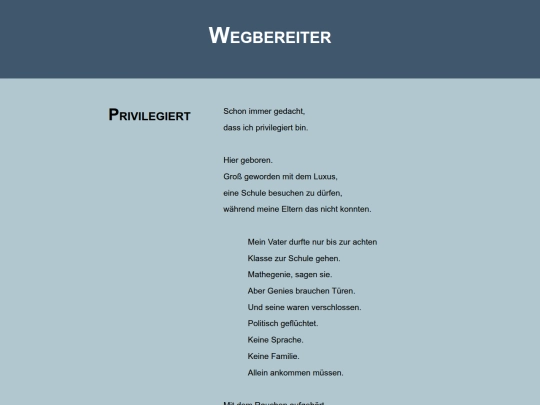 wegbereiter screenshot