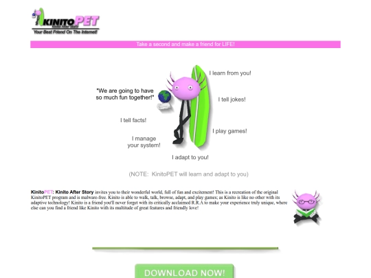 kinitopet screenshot