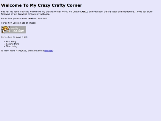 index screenshot