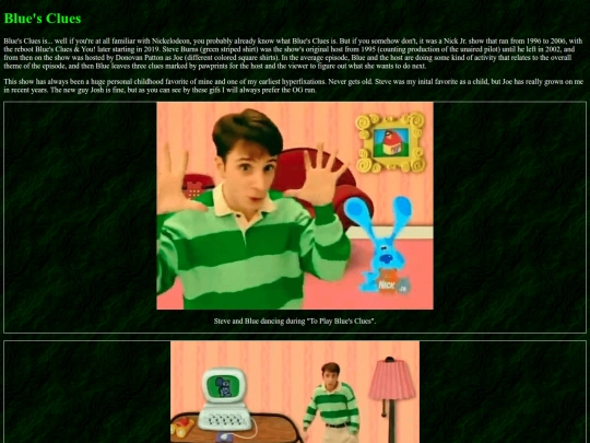 bluesclues screenshot