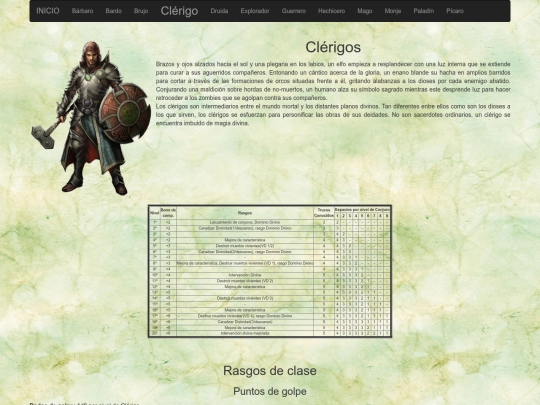 DyD5/Clases/Clerigo screenshot