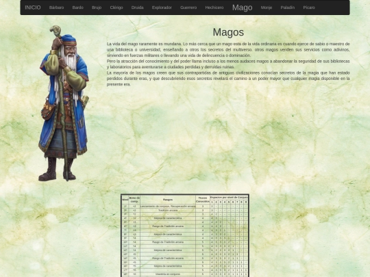 DyD5/Clases/Mago screenshot