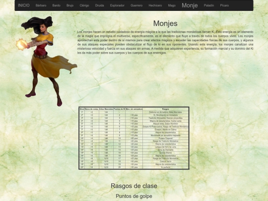 DyD5/Clases/Monje screenshot
