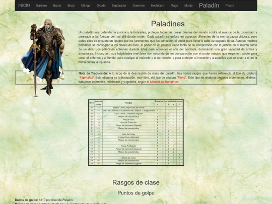 DyD5/Clases/Paladin screenshot