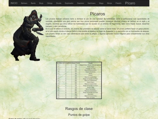 DyD5/Clases/Picaro screenshot