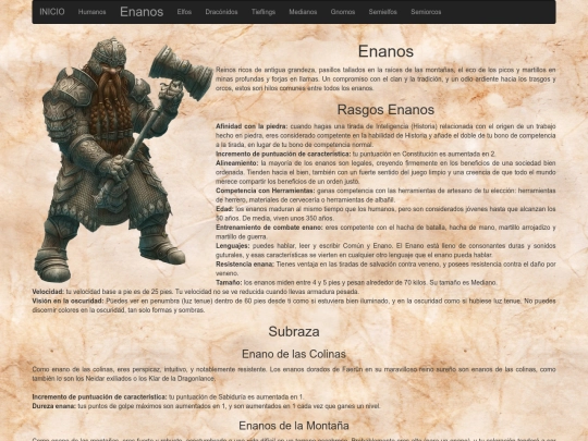 DyD5/Razas/enanos screenshot