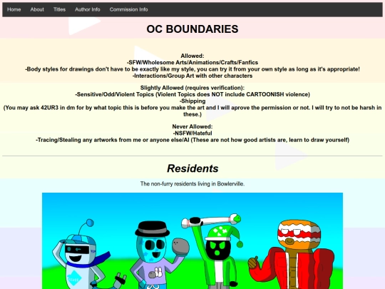 bowlerville/characters screenshot