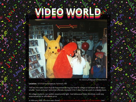archives/video-world screenshot