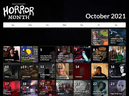 horror-month/legacy/calendar/2021 screenshot