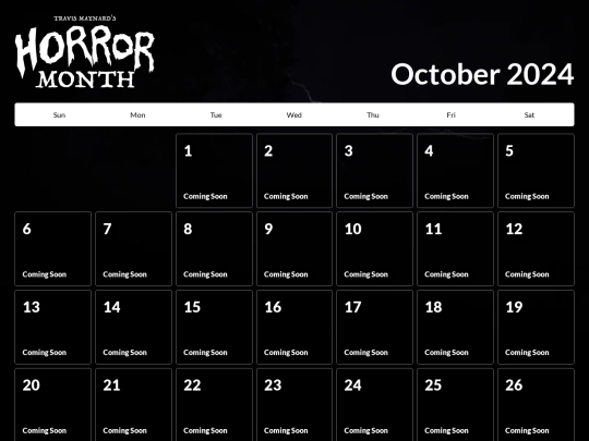 horror-month/legacy/calendar/2024 screenshot