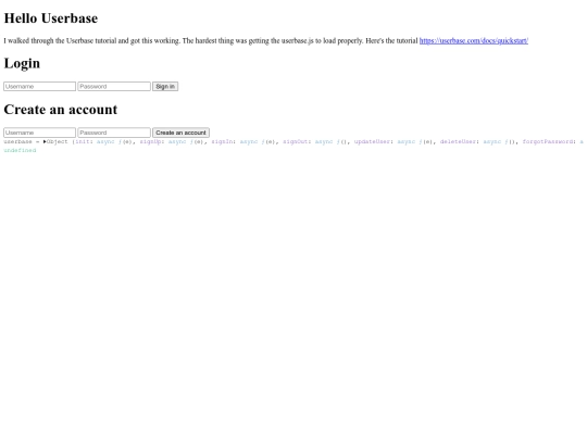 hellouserbase screenshot