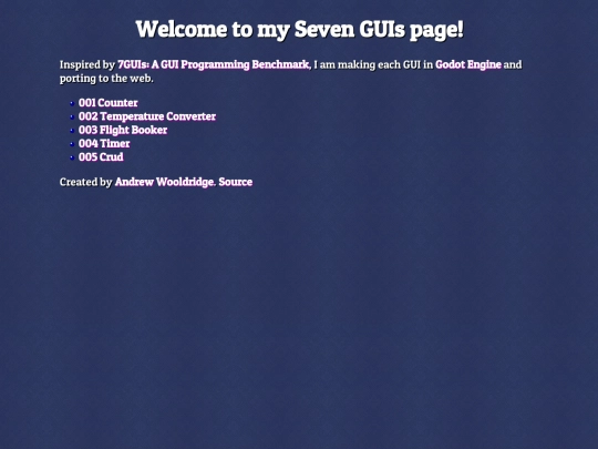 sevenguis screenshot
