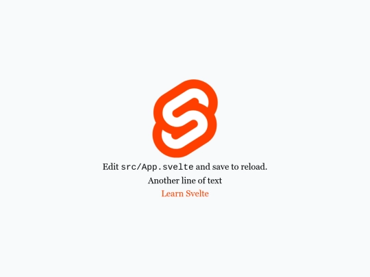 svelte-tailwind-snowpack screenshot