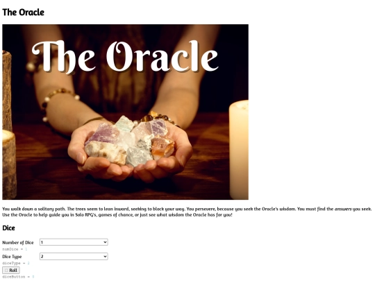 the_oracle screenshot