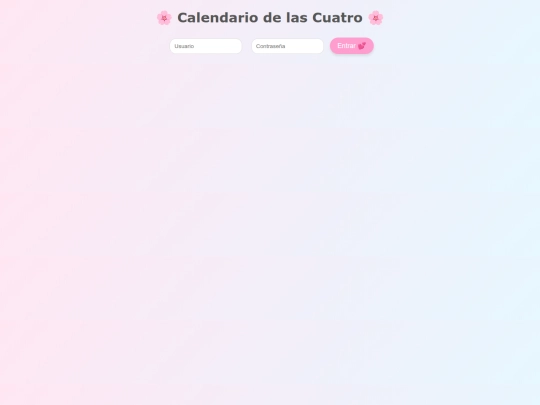 Calendario screenshot