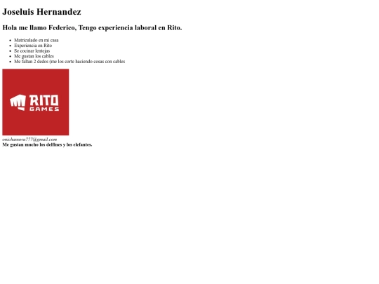 Juanmaguapo/curriculum screenshot