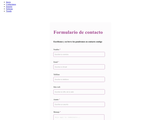 contacto screenshot