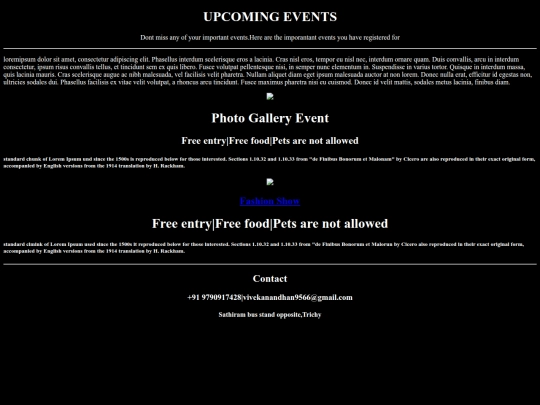 Event vivek/event screenshot
