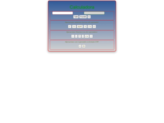 calculadora screenshot