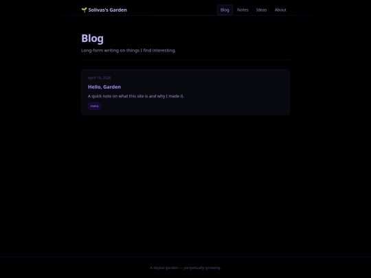 blog screenshot