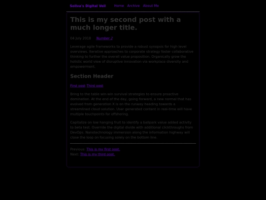 blog/secondpost screenshot